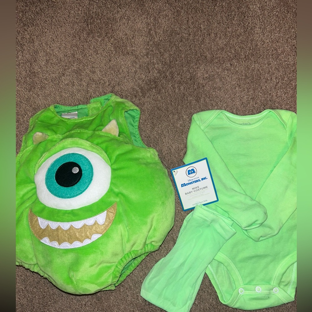 Nwtgs pottery, barn, kids Disney monsters, Inc. Mike wazowski Halloween costume